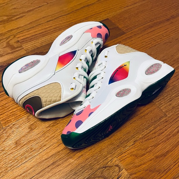 Hasbro x Reebok Question Mid 'Candy Land' GZ0081, Size 4.5(6 Women’s) - Picture 8 of 12